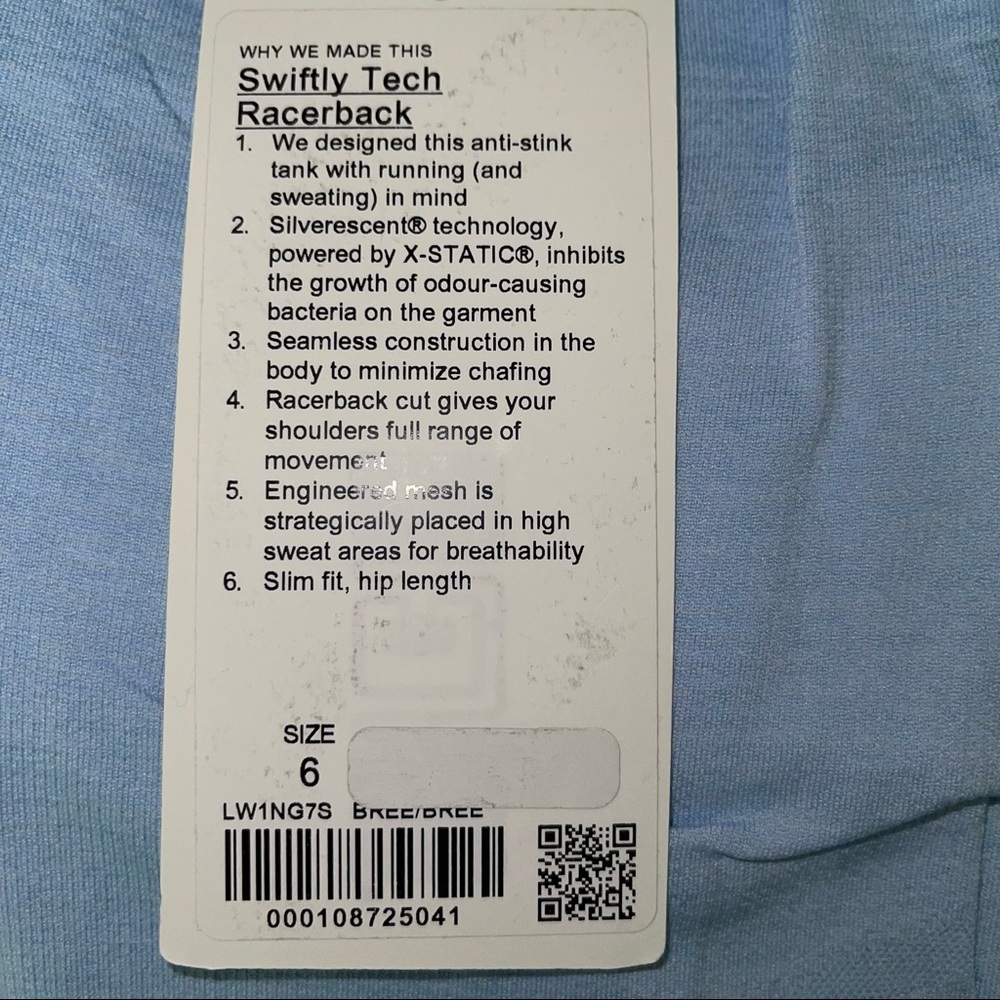 New Lululemon Swiftly Tech Racerback - Picture 7 of 7